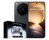 Smartfon / Telefon vivo X500 Pro Max 12/512GB Czarny Zestaw Fotograficzny